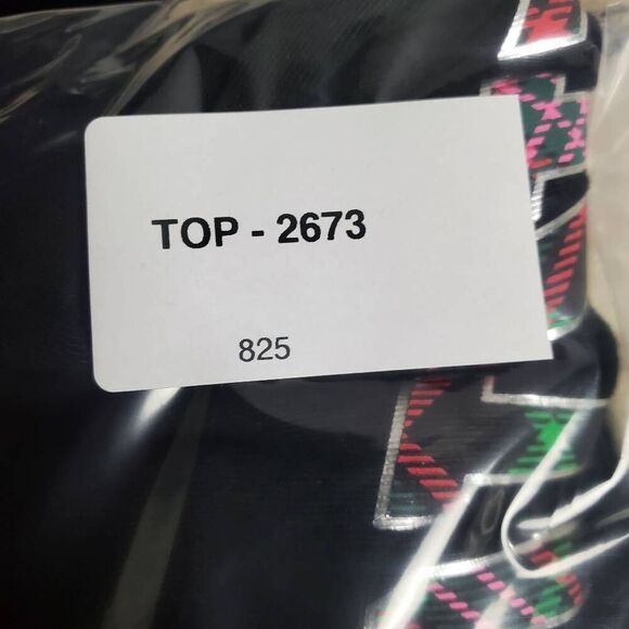 Victoria’s Secret PINK Black LOVE PINK Long Sleeve Shirt Plaid Logo Women’s M - Picture 9 of 9